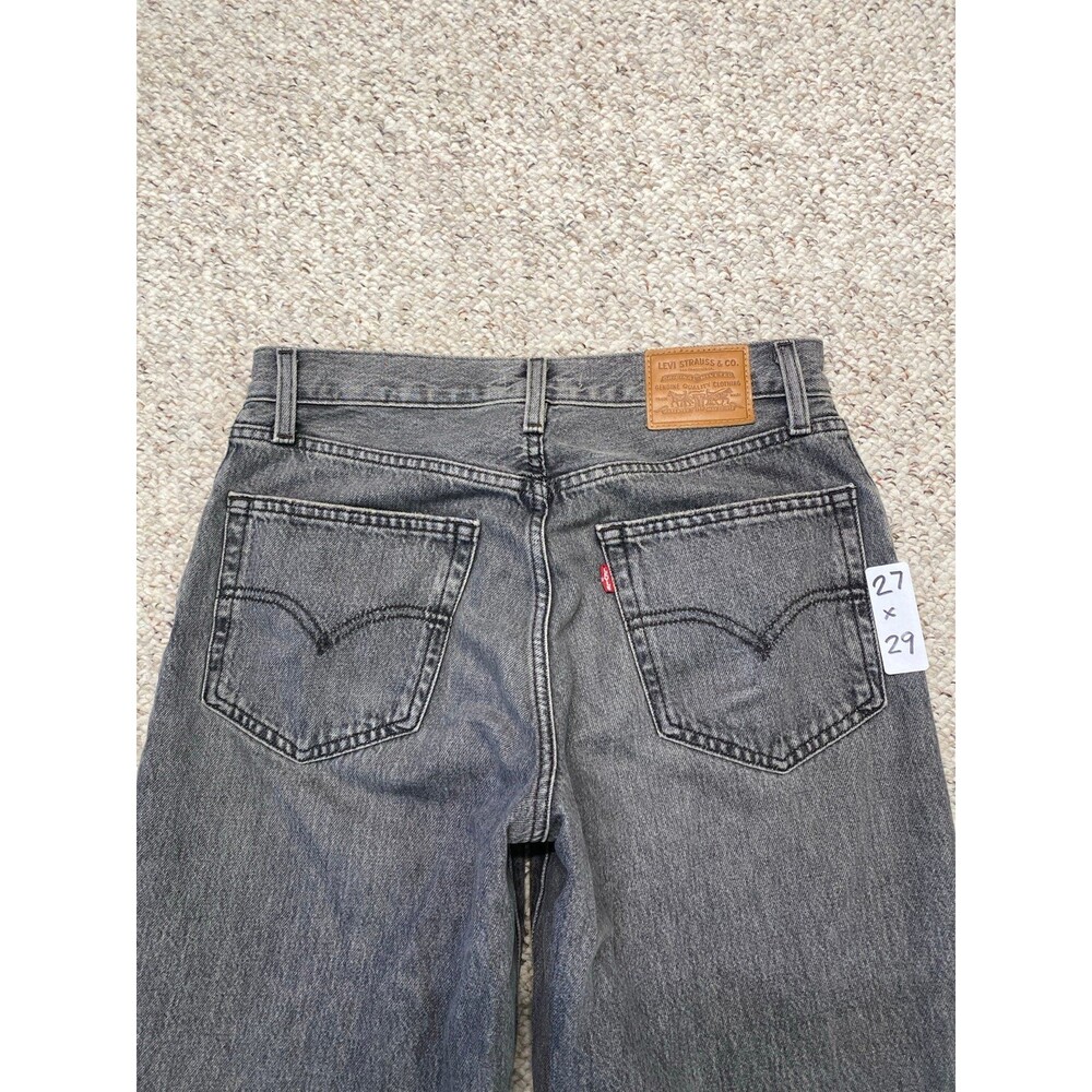 Levi’s Premium Baggy Dad Jeans In Chill At Home Black Grey 27 Relaxed Straight - Picture 5 of 11